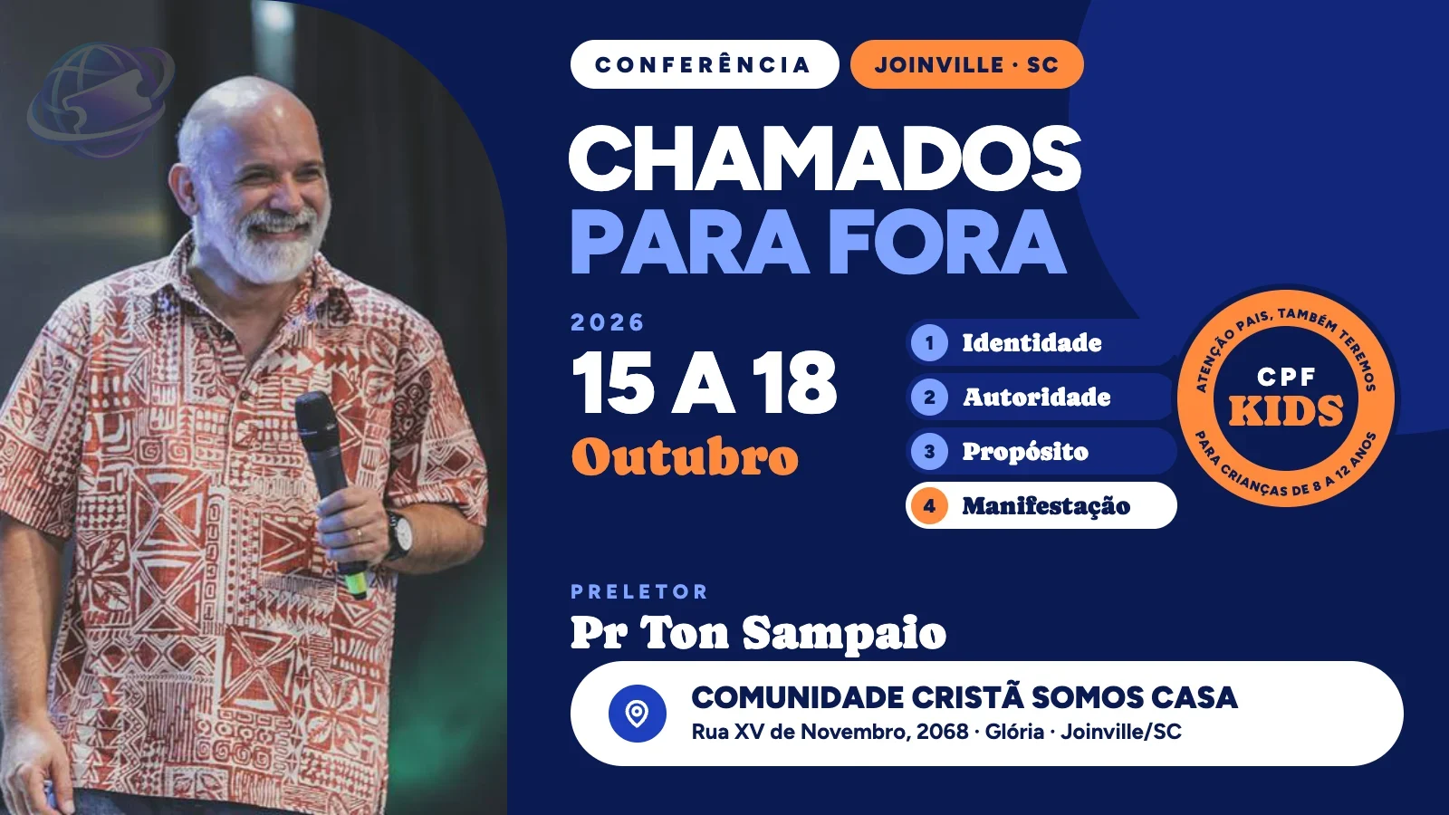 Chamados Para Fora CPF + CPF Kids - Joinville