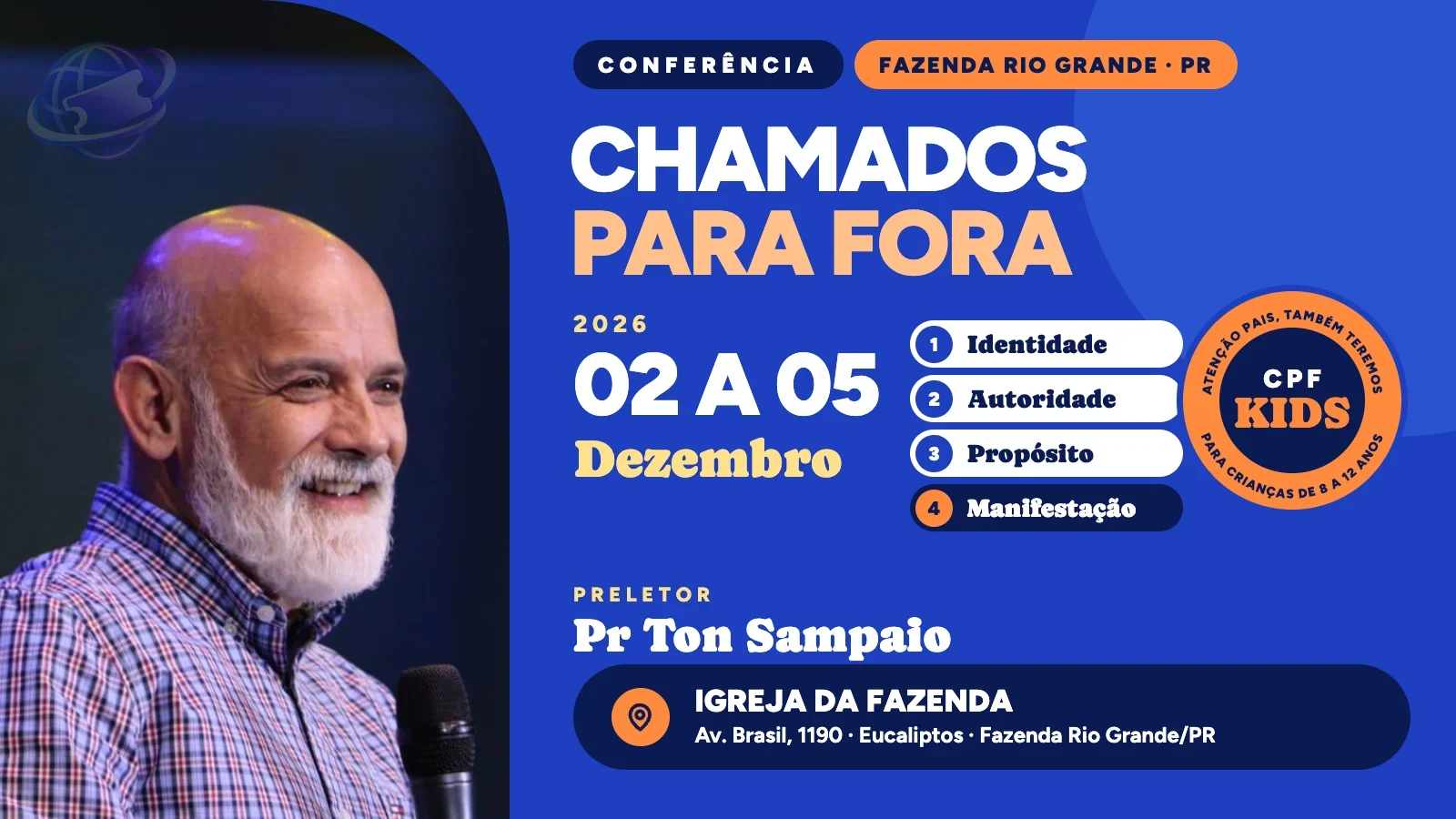 Chamados Para Fora + CPF Kids - Fazenda Rio Grande